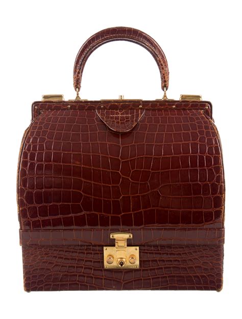 Sac Hermes Crocodile Vintage 